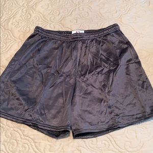 Black Mesh Shorts